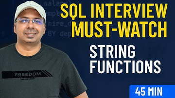 The Only SQL String Functions Video You Need - SUBSTR, CONCAT, TRIM, LENGTH & More!