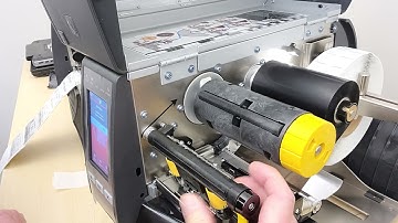 Zebra 411R: Ribbon Loading