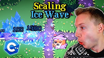 C++ OpenGL Game | Scaling Ice Wave (Tangy Defense 11/10)