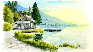 水彩画(風景)№45 maxresdefault.jpg