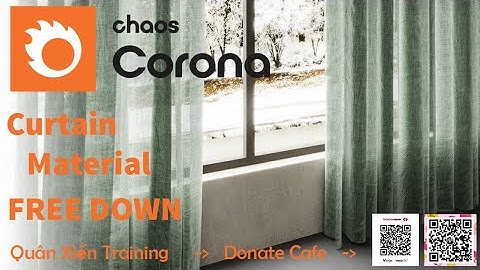 Curtain Material | Corona Render