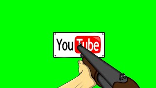 Youtube Shotgun Shooting Green Screen Effect / 2 Pieces