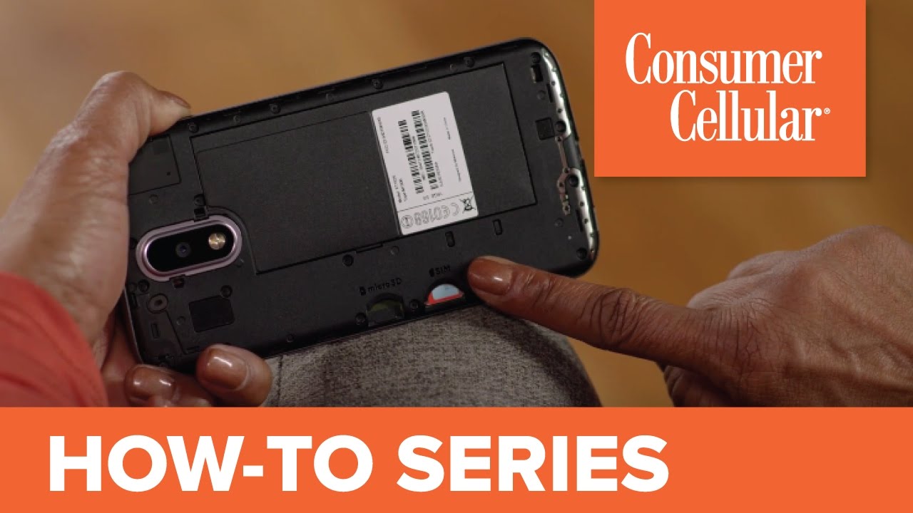 pavo Fonética Comparar Motorola Moto G4: Removing and Inserting the SIM Card & Memory Card (11 of  11) | Consumer Cellular - YouTube