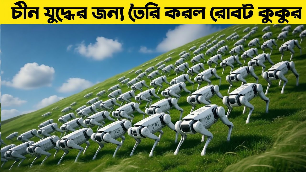 চীন যুদ্ধের জন্য তৈরি করল রোবট কুকুর#আশ্চর্যদুনিয়া 