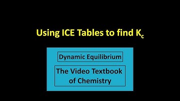 Using ICE Tables to find Kc