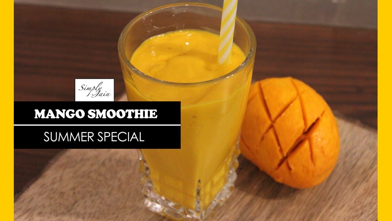 Mango Smoothie | How To Make Mango Milkshake Recipe | Summer Special | Simply Jain