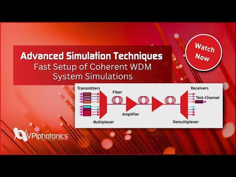 Fast Setup of Coherent WDM System Simulations – Advanced Simulation Techniques