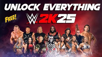 How To Unlock Everything in WWE 2K25 PC : Cheat Engine Temporary Unlock