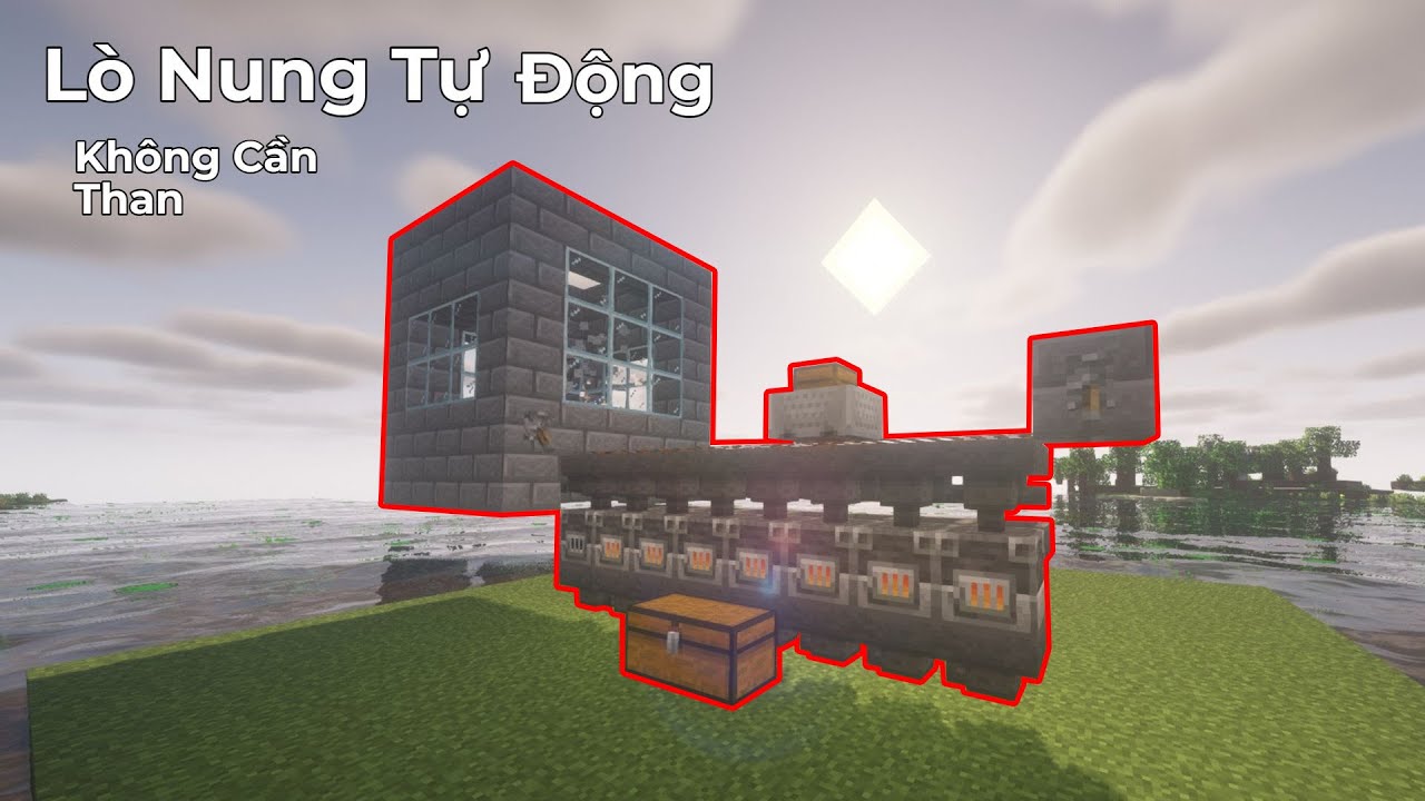 Minecraft: Cách Làm Lò Nung Tự Động Than Vô Hạn || How to Make Infinite ...