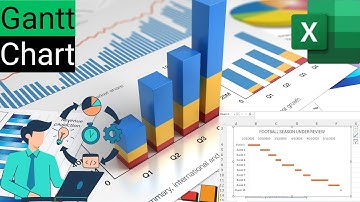 Gantt chart Excel Tutorial - How to make a Basic Gantt chart in Microsoft Excel