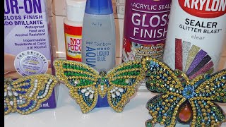 #54. DIAMOND PAINTING SEALANT - WHICH TO CHOOSE? SEALING UNIQUE SHAPED CRYSTAL KITS. screenshot 1