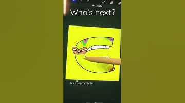 Alphabet lore~pick a color|Procreate #satisfying #sub #requestedvideo #art #alphabetlore #magic #C