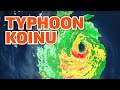 Dangerous Typhoon Koinu closing in on Taiwan - Oct 4, 2023