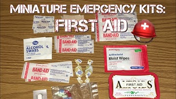 Miniature Emergency Kits : First Aid Kit