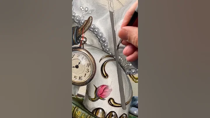 Working on a fun new piece! New painting video com...