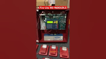Fire-Lite MS-9600UDLS Demo #shorts #firealarm #firealarmpanel
