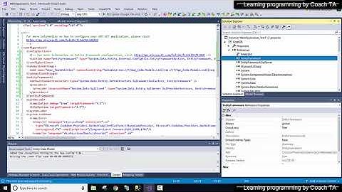 Connect ASP.NET Web app to SQL Server - หัดเขียน Web Application ด้วย Visual studio C# Part#4