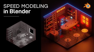 Speed Modeling in Blender - Isometric Bar