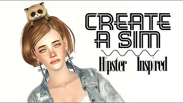 ♦The sims³ Create a sim: Hipster Inspired| 200 subbies gift for PineappleGaming4