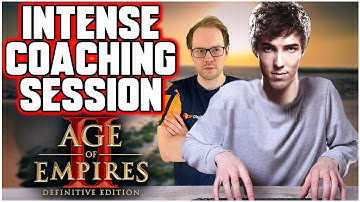 Learning Horse Rush in AoE2 - Intensely coached by @TheViperAOE  | AoE2 | Grubby