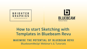How to Start Sketching with Templates in Bluebeam Revu By Brighter Graphics