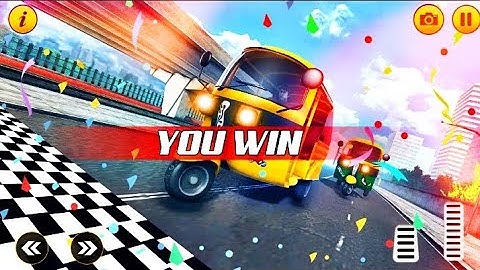 Auto Rickshaw Racing Games - Tuk Tuk Rickshaw 3D Gameplay