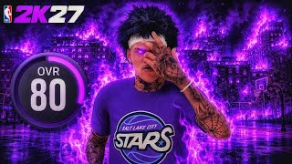 My 80 OVR 6’6 Combo Guard Build COULDN’T BE GUARDED on 2K27!🔥 (Best ProPlay Jumper + Sigs Included)