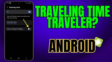 How to Enable/Disable Roaming Clock on Always on Display on Android/Samsung