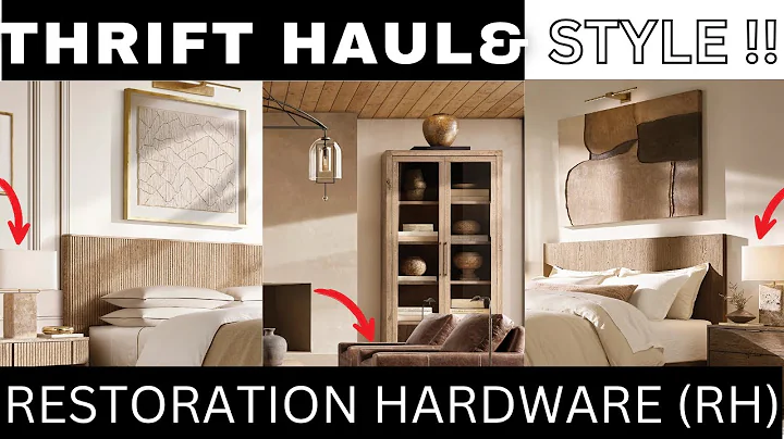 I Saved Almost $10,000 By Thrifting RESTORATION HARDWARE Dupes| Living Room Decorating | RH