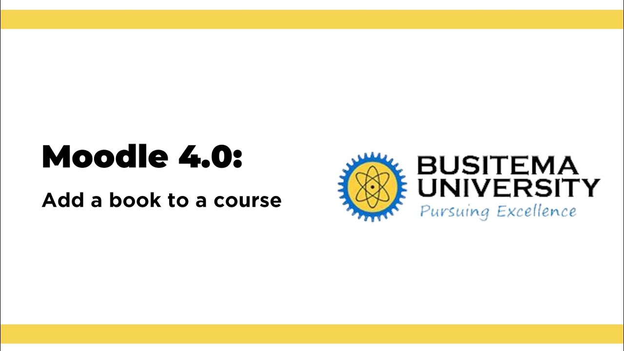How To add a book - Busitema University (BUOLE) - YouTube