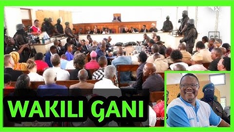 "LEO NI SIKU YA 91 KILA SIKU NI KUHAIRISHA KESI TU" TAZAMA TUNDU LISU ALIVYONGURUMA MAHAKAMA LEO