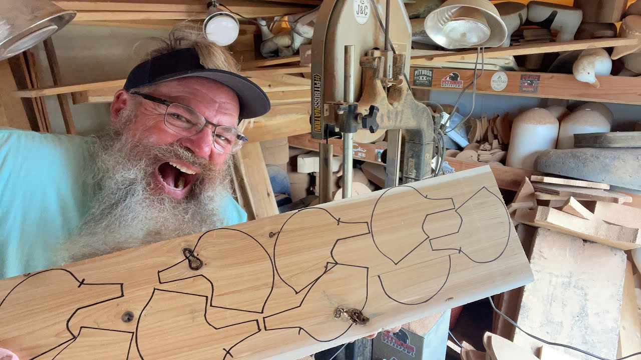 How to Carve Cork Decoys WIGEON DECOYS Duck Hunting Decoys Decoy