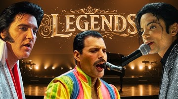 "Legends" AI + Piano Live Tribute | Elvis Presley, Freddie Mercury, Eagles, Michael Jackson