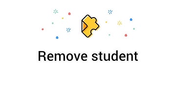 How to remove a student