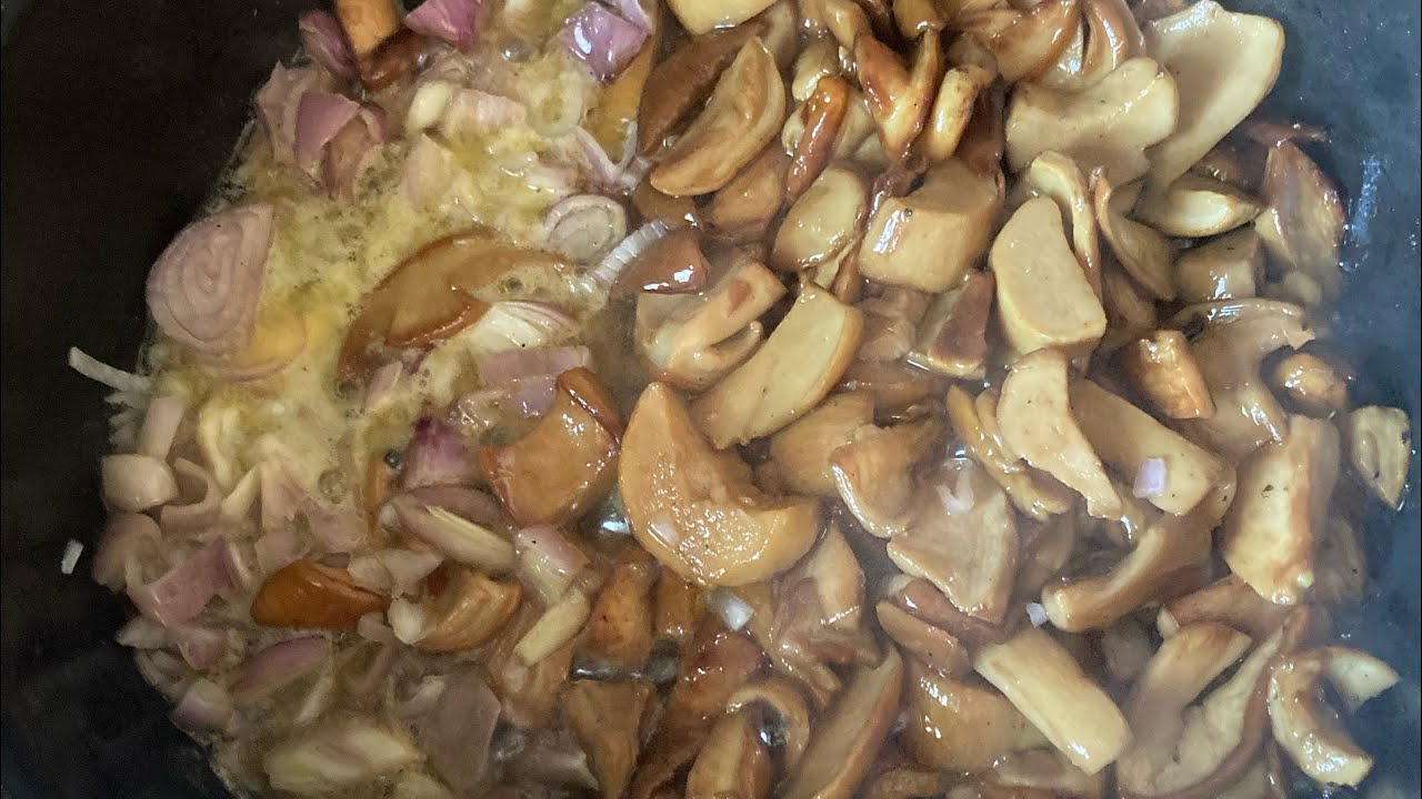 Ma recette du velouté de cèpes ..