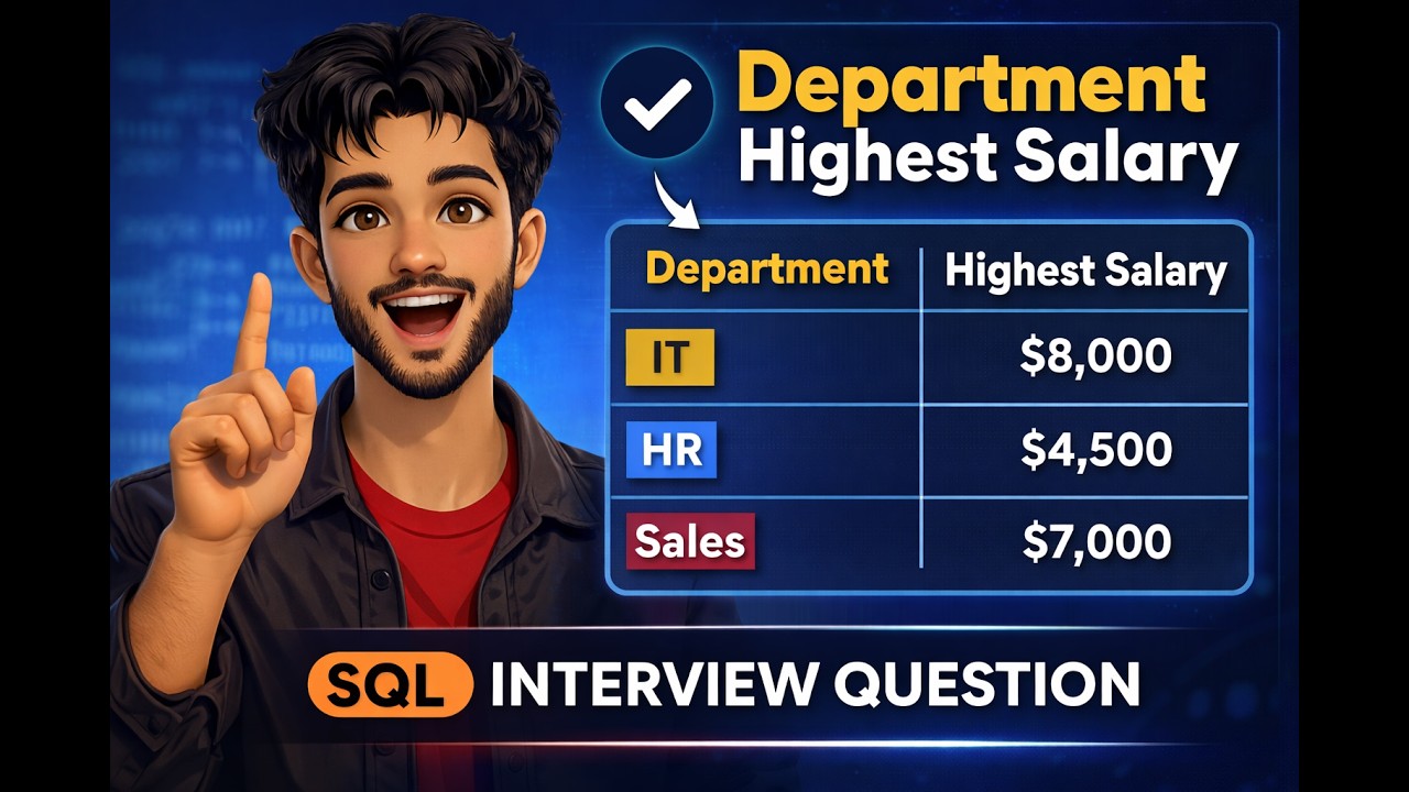 LeetCode 184 SQL | Most Asked Interview Question Explained - YouTube
