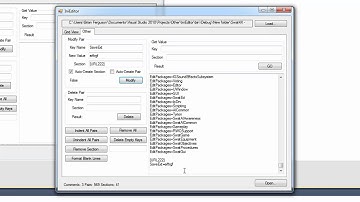 C# - .ini Editor class Demo