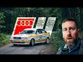 Une Audi S2 de rallye, c'est pas très courant !