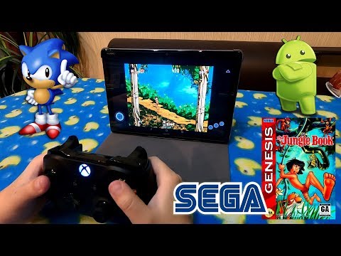 Как играть в Sega Сегу на телефоне или планшете Android на безпроводном геймпаде