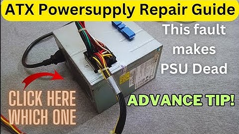 Mastering ATX Power Supply Repair: Step-by-Step Tutorial and Troubleshooting Tips! #diy #powersupply