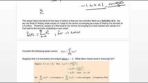 Power Series, part 1