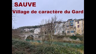 SAUVE Village de caractère du Gard,  bâti au pied de la \