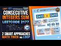LeetCode 2177 | Find Three Consecutive Integers That Sum to a Given Number | Easy C++ Solution