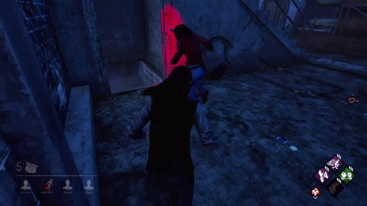 Dead by Daylight pt 2 Funny moments and sweet jukes - YouTube