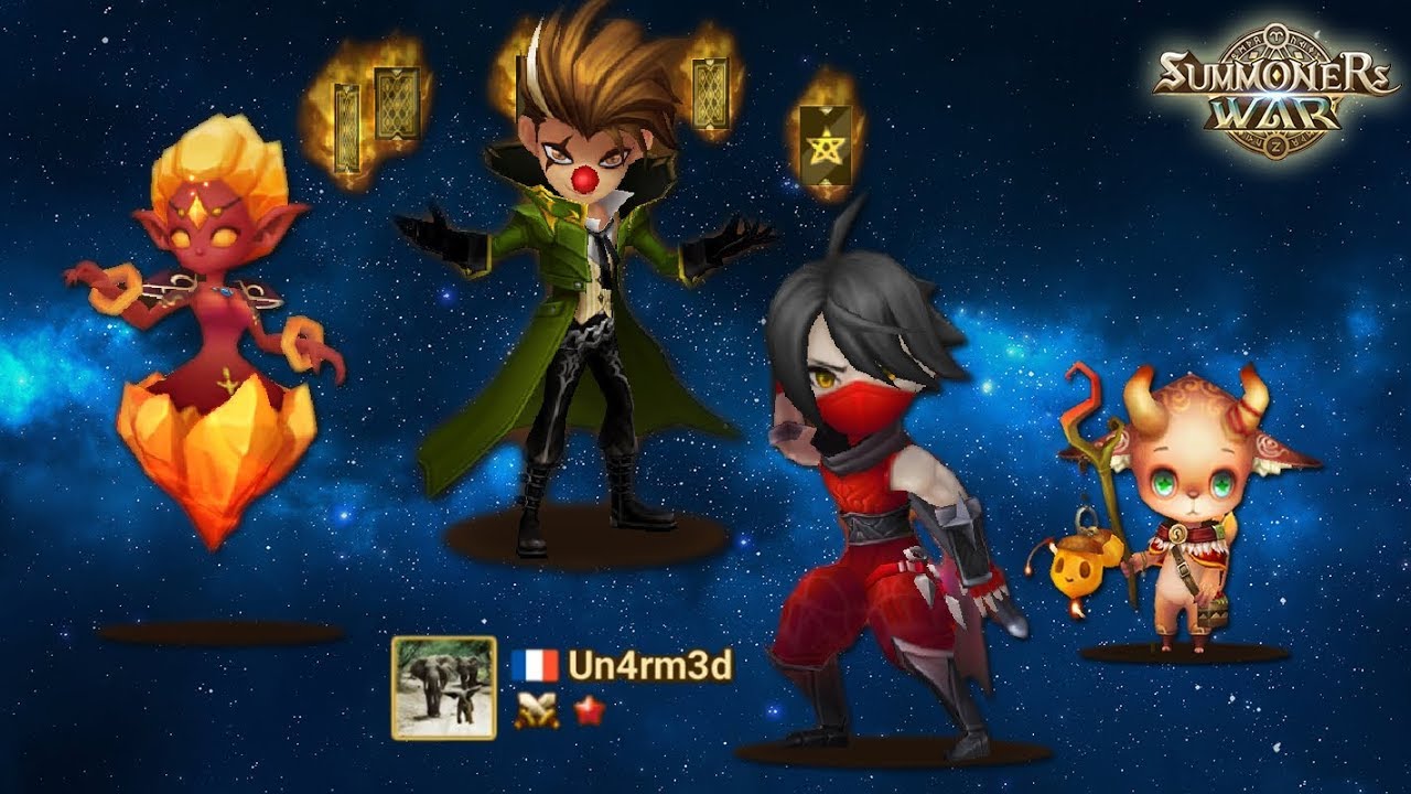 Summoners War : RTA season 10 - The Almost F2P team combo ft Garo ...
