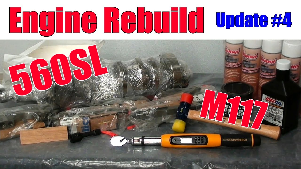 560SL - M117 Engine Rebuild Update #4 - YouTube