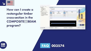 [EN] FAQ 003574 | How can I create a rectangular timber cross-section in the COMPOSITE‑BEAM program?