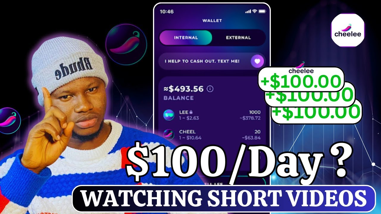 $100 Per Day Watching Videos? Cheelee App review - YouTube