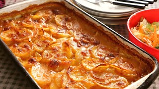 Quick potatoes with onions baked in the oven. It melts in your mouth. We all love him! Cheap, fast