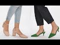 ZAPATOS DE TACÓN BAJO PARA MUJER, MUY CÓMODOS Y ELEGANTES | Tendencias Moda Calzado Vestir 2018 2019